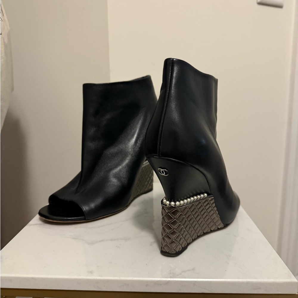 Chanel Wedge Booties - Picture 2 of 8